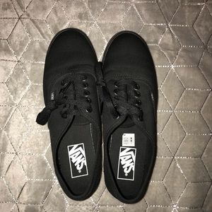 Black authentic vans
